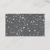 Baa-baa A Little Lamb Stars Baby shower Informatiekaartje (Achterkant)