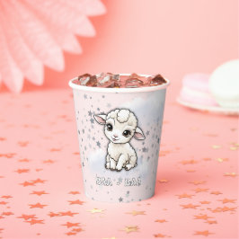 Baa-baa A Little Lamb Stars Baby shower Papieren Bekers