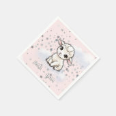 Baa-baa A Little Lamb Stars Baby shower Servet (Hoek)