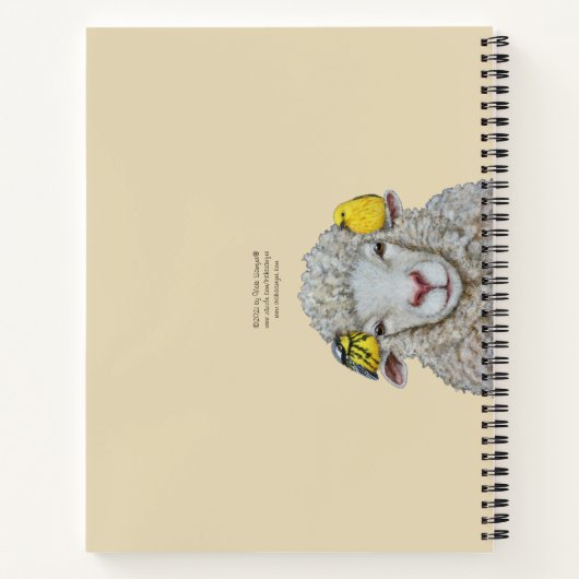 Baa, Baa, Baa, Baa, Baa, Baa a Ram-laptop Notitieboek (Achterkant)