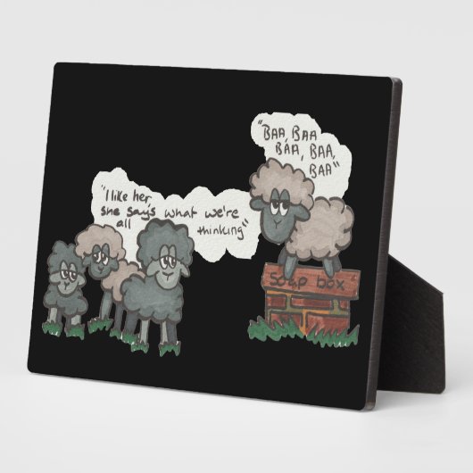 Baa, Baa, Baa Fotoplaat (Zijkant)