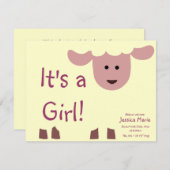 Baa Baa Baby Kaart (Voorkant / Achterkant)