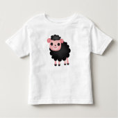 Baa Baa Black Sheep Kinder Shirts (Voorkant)