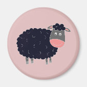 Baa Baa Black Sheep Magneet (Voorkant)