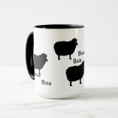 Baa Baa Black Sheep Mok (Voorkant links)