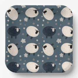 Baa Baa Black Sheep Papieren Bordje