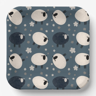 Baa Baa Black Sheep Papieren Bordje