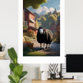 Baa Baa Black Sheep Poster (Thuiskantoor)
