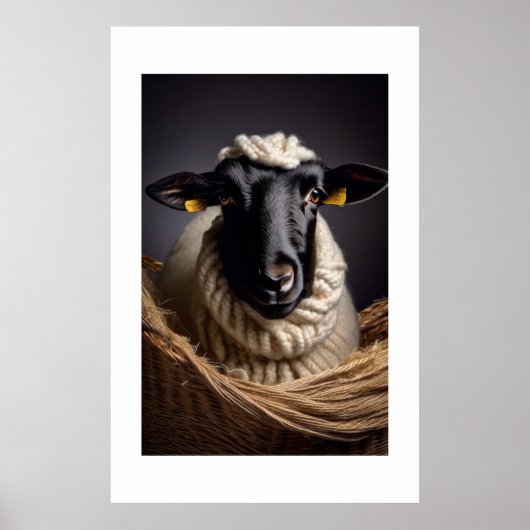 Baa Baa Black Sheep Poster (Voorkant)