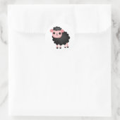 Baa Baa Black Sheep Ronde Sticker (Tas)