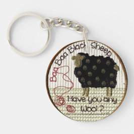 Baa Baa Black Sheep Sleutelhanger
