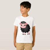 Baa Baa Black Sheep T-shirt (Voorkant volledig)