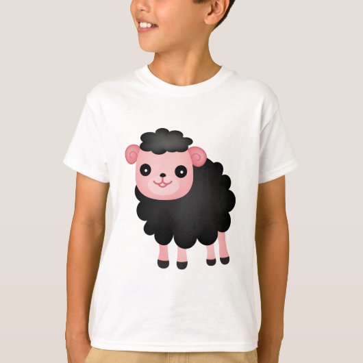 Baa Baa Black Sheep T-shirt (Voorkant)