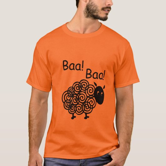 Baa Baa Black Sheep T-shirt (Voorkant)