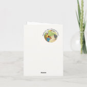 Baa, Baa, Black Sheep Verjaardagsfeest Collectie Bedankkaart (Achterkant)