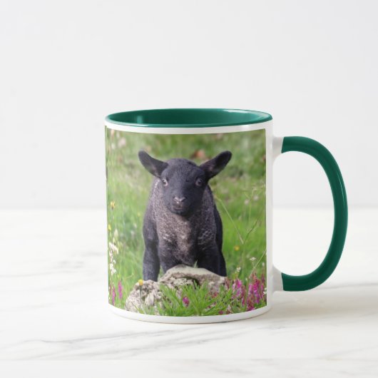 Baa-Baa Zwarte Schaap Mok (Rechts)
