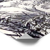 "Baa Baa Zwarte Schaap" Oude Illustratie Poster (Hoek)