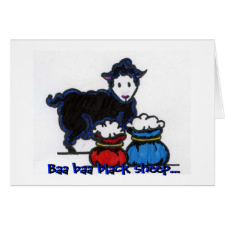 Baa baa zwarte schapen...