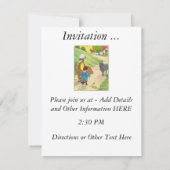 Baa, baa, zwarte schapen, heb je wol? kaart (Achterkant)