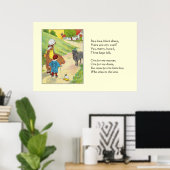 Baa, baa, zwarte schapen, heb je wol? poster (Thuiskantoor)
