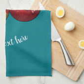 Baa Humbug Baubles kerstmis en Snoep Cartoon Theedoek (Quarter Fold)