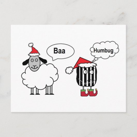 Baa Humbug Briefkaart (Voorkant)