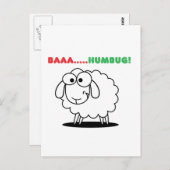 Baa....Humbug! Briefkaart (Voorkant / Achterkant)