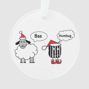Baa Humbug Grappig Feestelijk Ornament