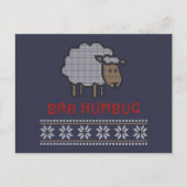 Baa Humbug kerstmis Briefkaart (Voorkant)