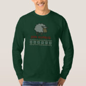 Baa Humbug kerstmis T-shirt (Voorkant)
