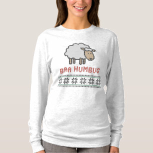 Baa Humbug Kerstmis Ugly Sweater T-shirt
