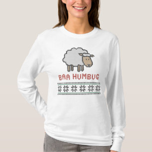 Baa Humbug Kerstmis Ugly Sweater T-shirt