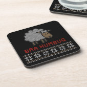 Baa Humbug Kerstschaap Bier Onderzetter (Linkerzijde)