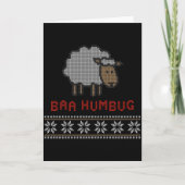 Baa Humbug Kerstschaap Kaart (Voorkant)
