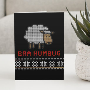 Baa Humbug Kerstschaap Kaart