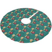 Baa Humbug Schaap Kerstversiering Cartoon Kerstboom Rok (Gekanteld)