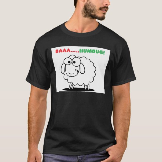 Baa....Humbug! T-shirt (Voorkant)