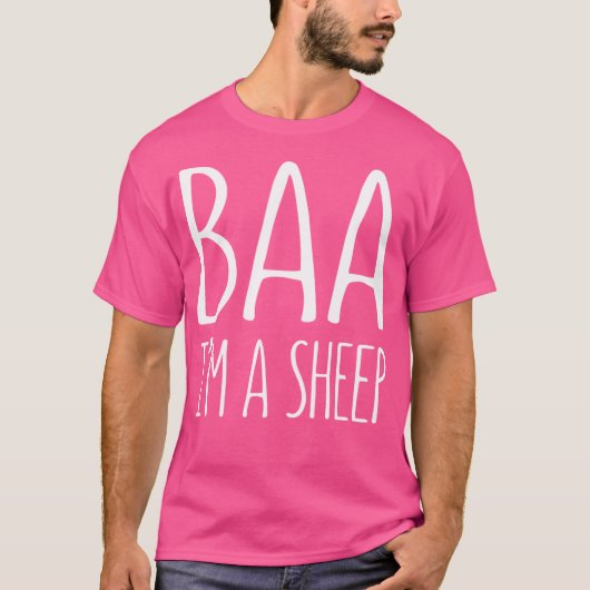 Baa, ik ben een schaap t-shirt (Voorkant)