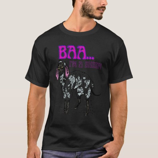 Baa ik ben een schaap t-shirt (Voorkant)