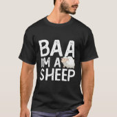 Baa Ik ben een schapenboer T-shirt (Voorkant)