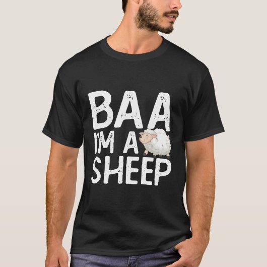 Baa Ik ben een schapenboer T-shirt (Voorkant)