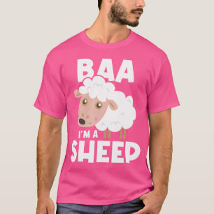 Baa ik ben een schapenhoeder schapenboer Dier L T-shirt