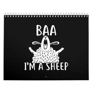 Baa I'm a Sheep Cadeau van schapenhouders Kalender