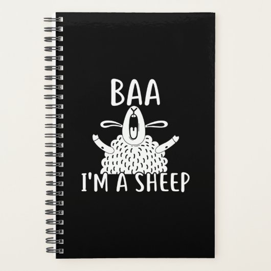 Baa I'm a Sheep | Cadeau van schapenhouders Planner (Voorkant)