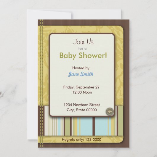 Baa Invitation Kaart (Achterkant)