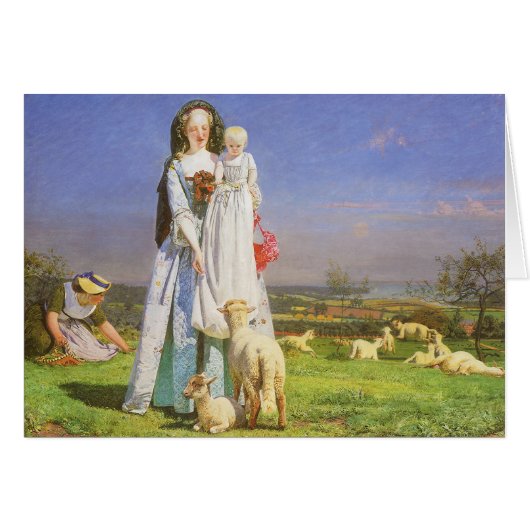  Baa-lammeren van Ford Madox Brown (Voorkant Horizontaal)
