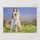  Baa-lammeren van Ford Madox Brown Briefkaart (Voorkant)