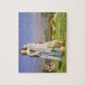  Baa-lammeren van Ford Madox Brown Legpuzzel (Verticaal)
