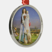  Baa-lammeren van Ford Madox Brown Metalen Ornament (Rechts)