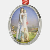  Baa-lammeren van Ford Madox Brown Metalen Ornament (Links)
